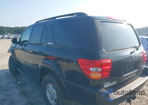 2002 Toyota Sequoia Limited V8 from USA, damaged, VIN 5TDZT38A22S085128